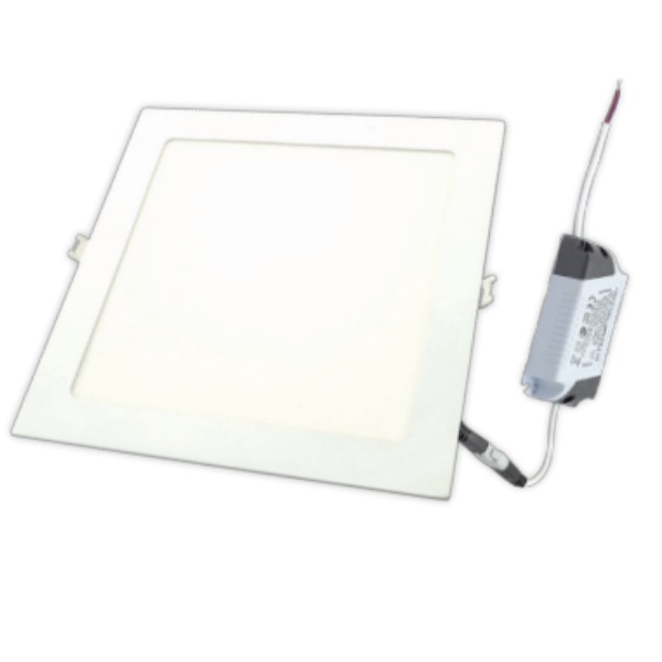 PANEL DE EMBUTIR 8W BLANCO CUADRADO 12CM - TBCIN