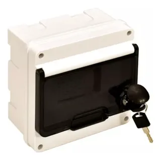 TABLERO ESTANCO LINEA EUROPEA CAJA ROKER 7 MODULOS PR807 APLICAR CON CERRADURA
