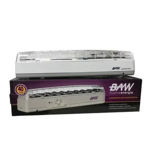 LUZ DE EMERGENCIA BAW 40 HORAS 30 LEDS - BAW