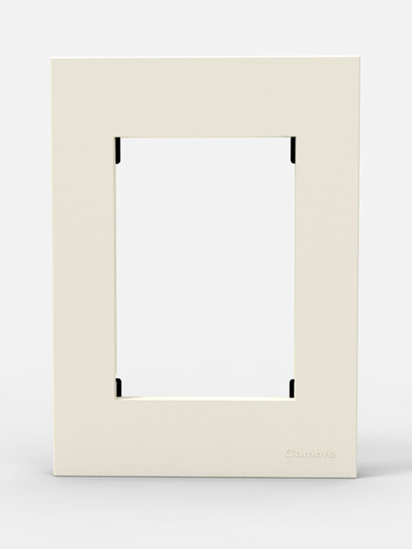 TAPA Y DISTANCIADOR BAUHAUS BLANCA SIN RIBETE 4998 - CAMBRE