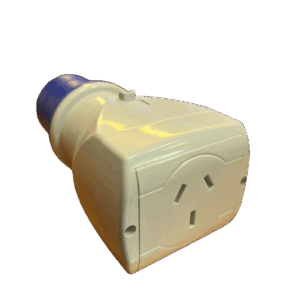 ADAPTADOR 10A 2P+T Ip54 220v Serie Domo 610.377 - SCAME