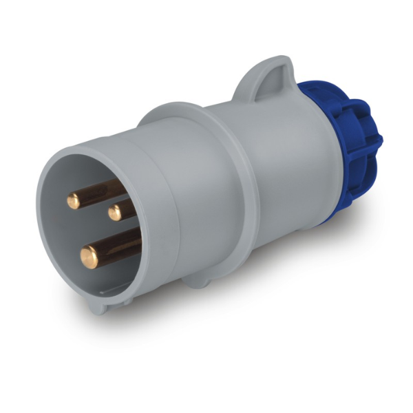 Ficha Industrial Macho Xenia 2P+T 16A 6h Ip44 214.1633 - SCAME