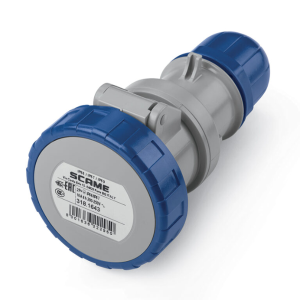 Prolongador 2P+T 16A 6h Ip67 - SCAME