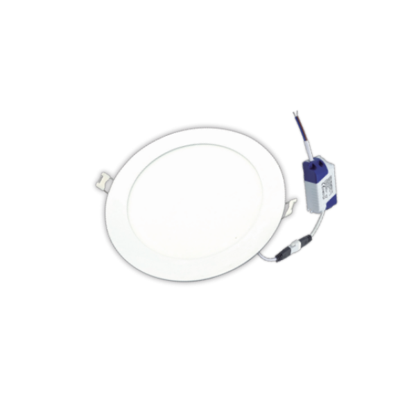 PLAFON PANEL DE EMBUTIR LED 12W REDONDO - TBCIN