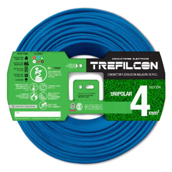 CABLE UNIPOLAR 4mm NORMALIZADO - Precio por metro - TREFILCON