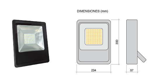 PROYECTOR LED EXTERIOR FRIO 30W - TBCIN - Imagen 2