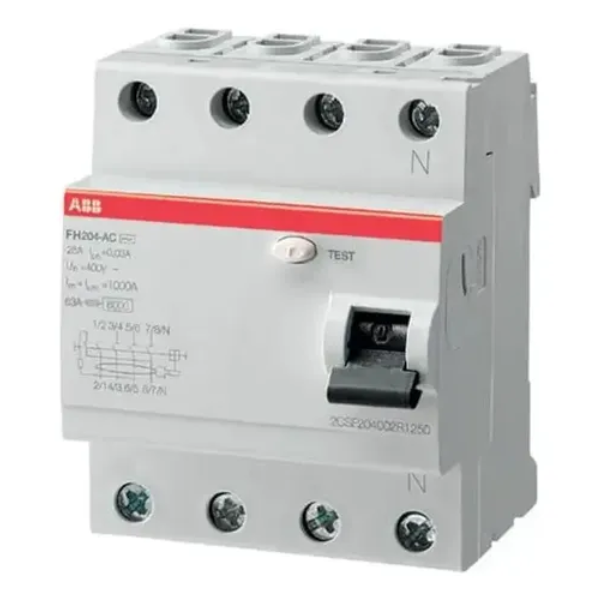 Interruptor Automático Diferencial Tetrapolar 30ma TUBIO - ABB