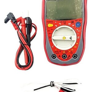 Multitéster Digital Profesional JA-33C - Display LCD - Con Probador Diodos / Transistores - JA