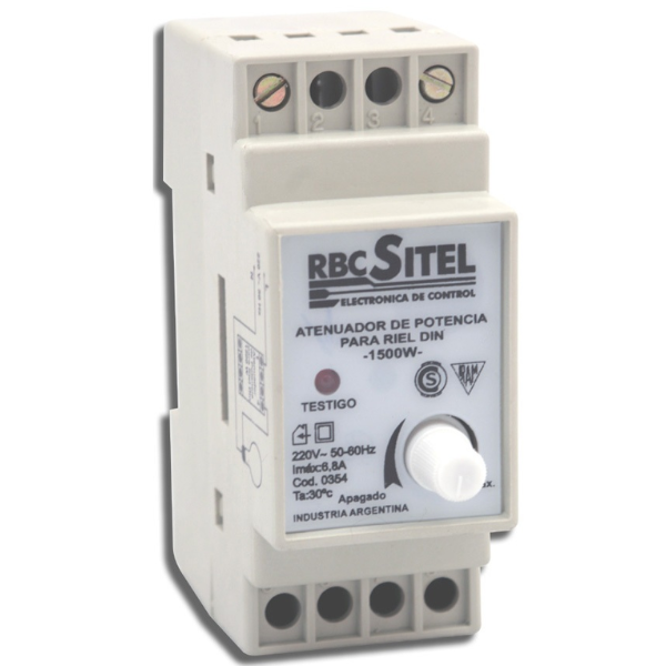 Atenuador de potencia - 1500W - RBC Sitel - Dimer