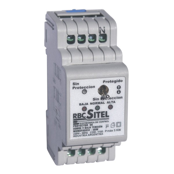 Protector de Sobre y Baja Tensión - 5kw - RBC Sitel