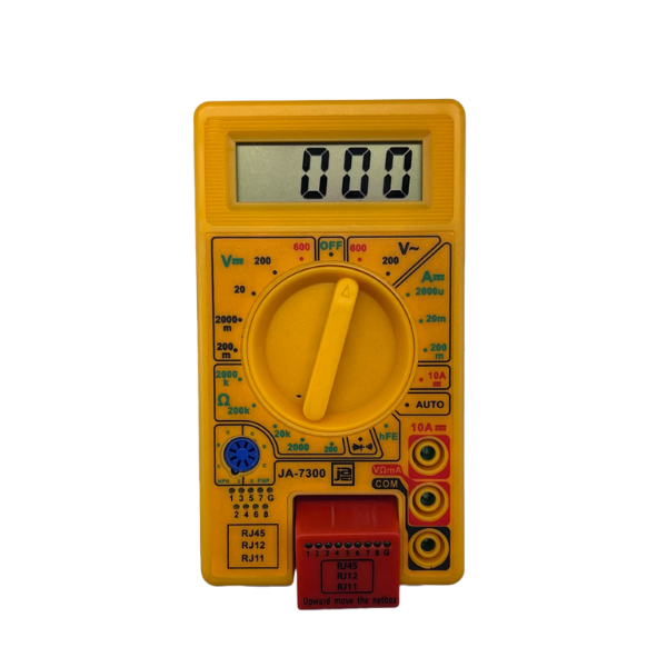 Multitester Digital JA-7300 Con Probador de Cables - JA