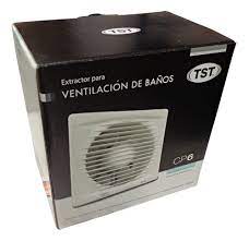 Extractor de Aire - CP6 - Ventilación de Baños - Placards - Cocina - TST