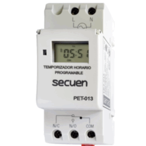 Temporizador digital Riel Din - PET013 - 220V - SECUEN