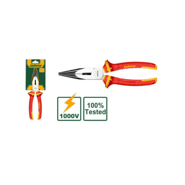 Pinza Aislada de Punta Larga 160mm (6") - JADEVER
