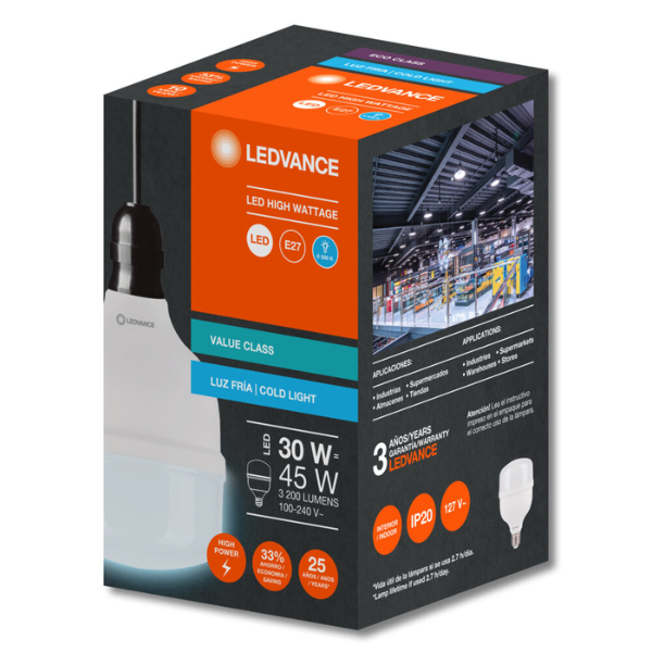 LAMPARA DE LED HI-POWER 30W - LEDVANCE