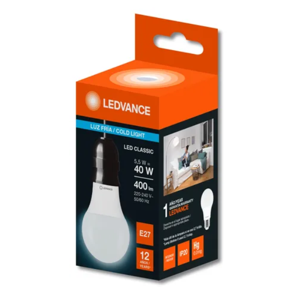 Lampara Bulbo - 5,5W - LEDVANCE